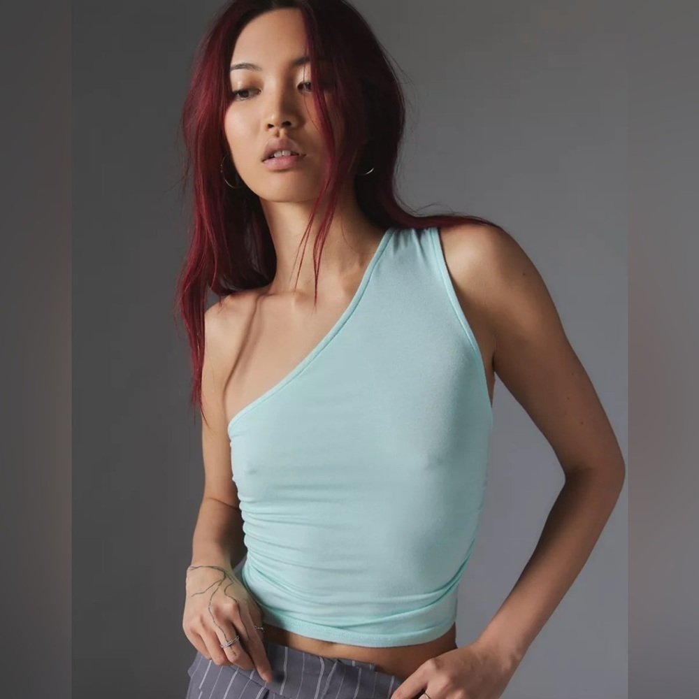 Urban Outfitters silence and noise Becca one shoulder top in Xs